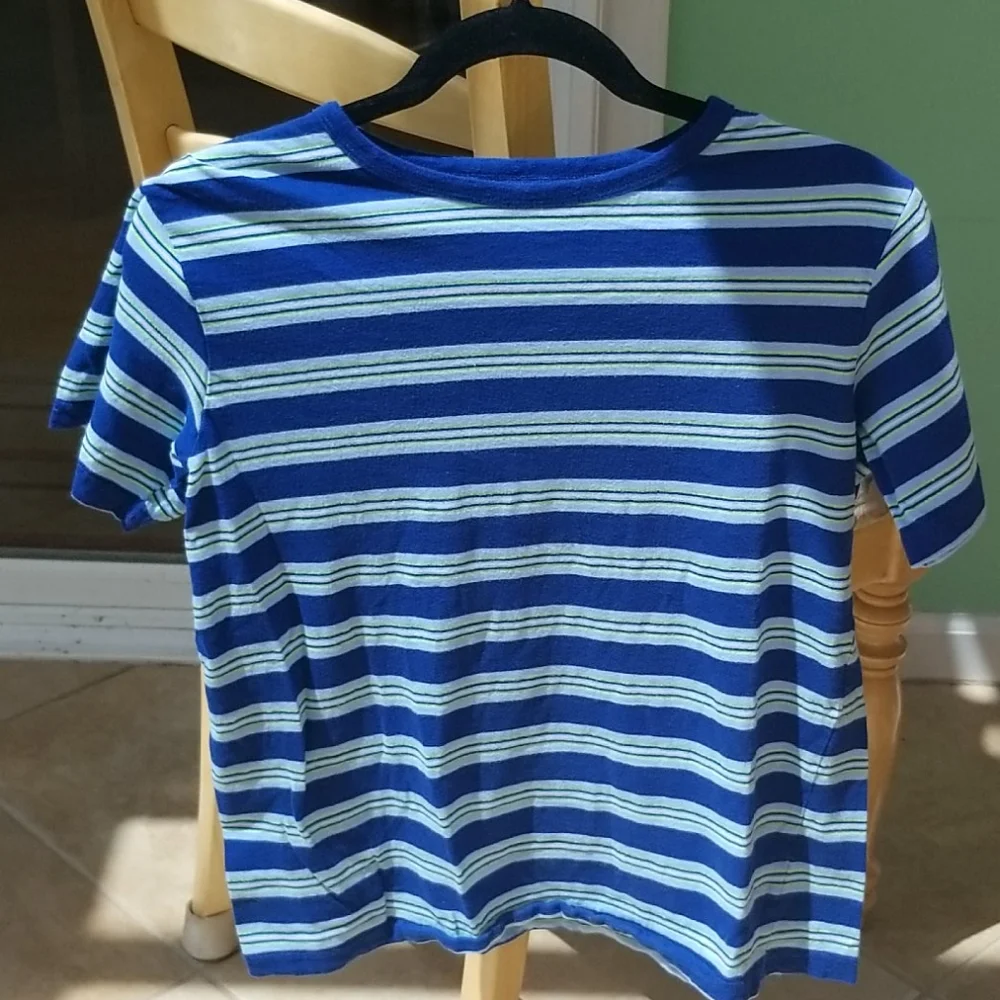 Childrens place striped tees large , set of 2 Shirts